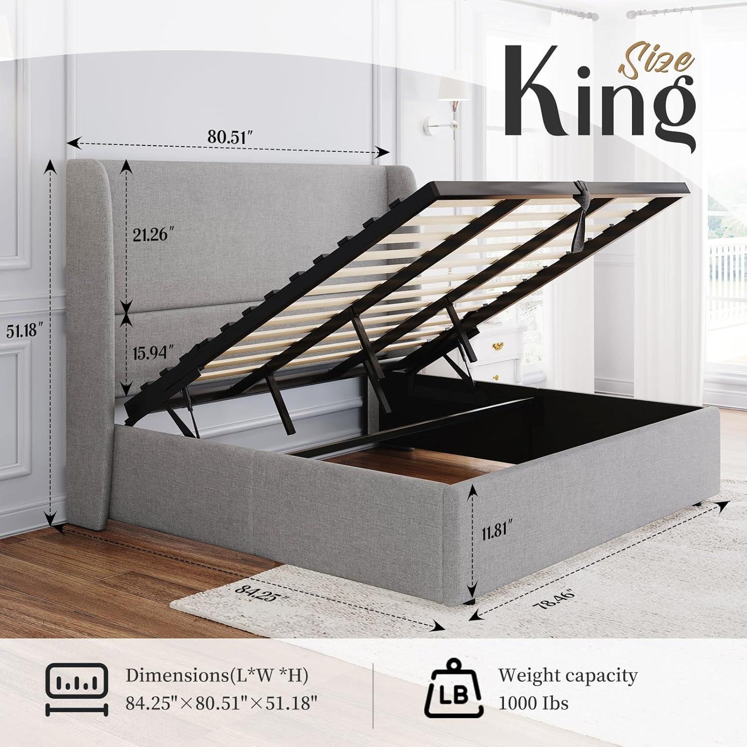 our Honest Take on the PaPaJet‍ King⁢ Size⁢ Lift‍ Up Storage Bed frame