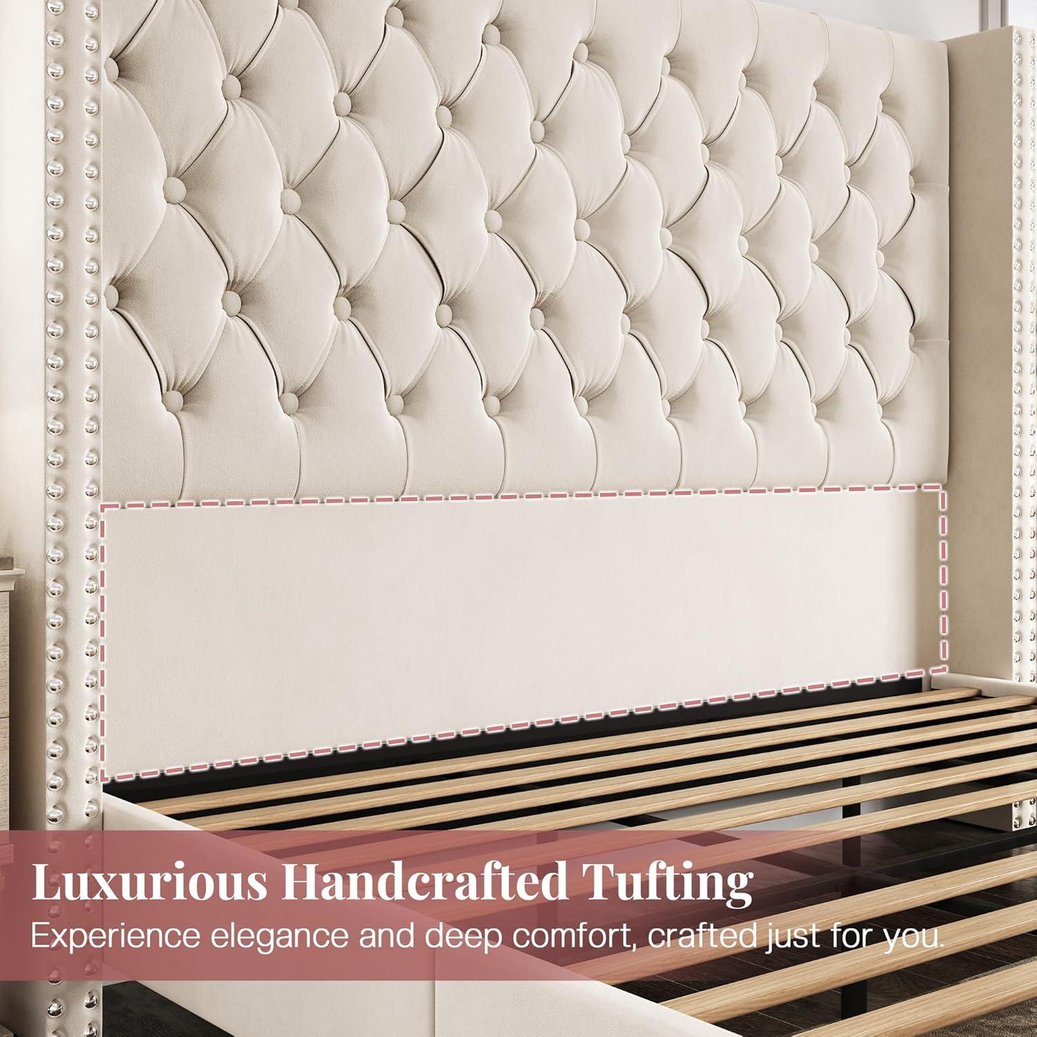 Our ​Take on the Luxurious PaPaJet​ King Size Velvet Bed Frame