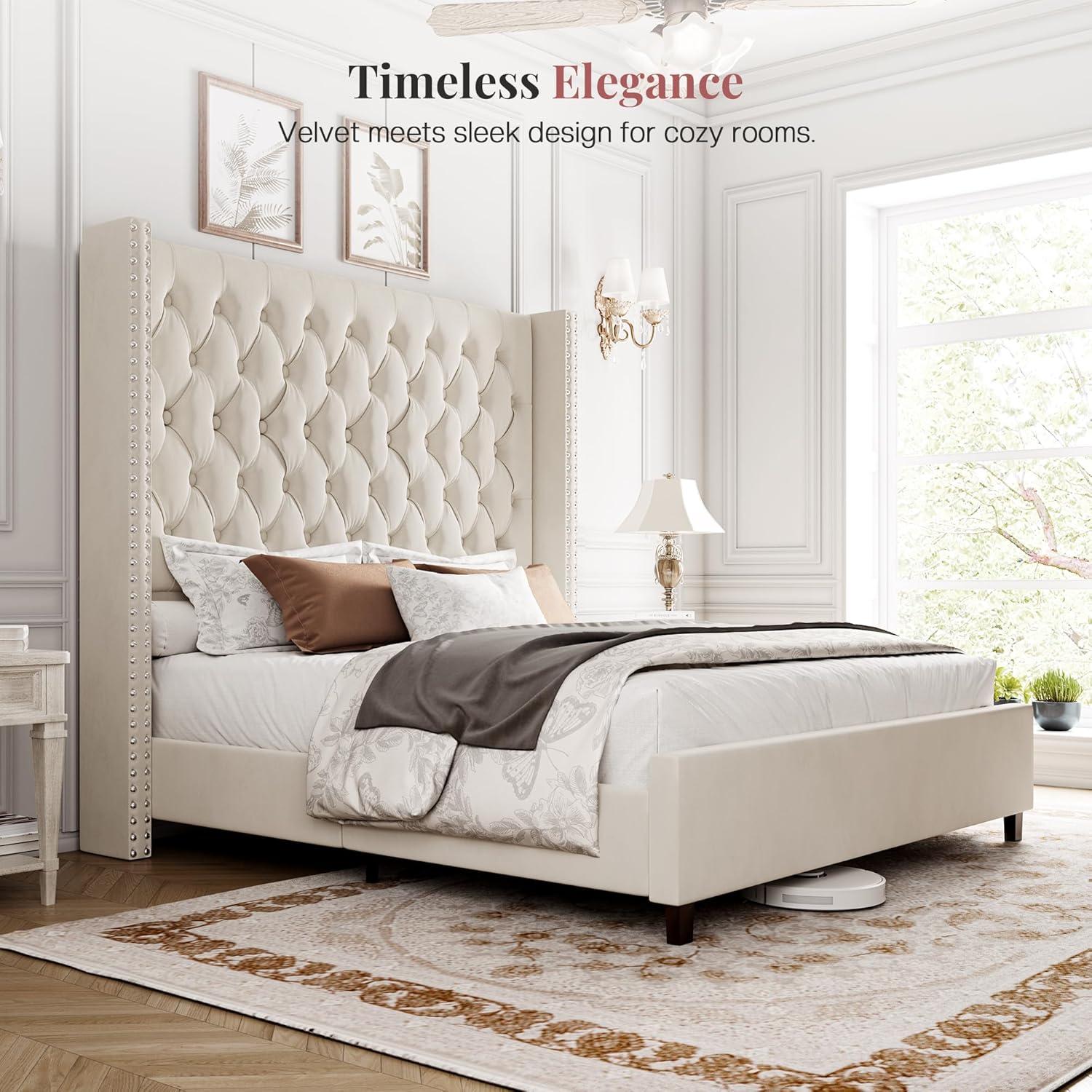Our Take on ⁢the Luxurious PaPaJet King Size Velvet Bed Frame