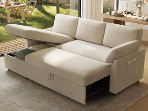 Our Cozy Trial: PaPaJet L-Shape Sleeper Sofa