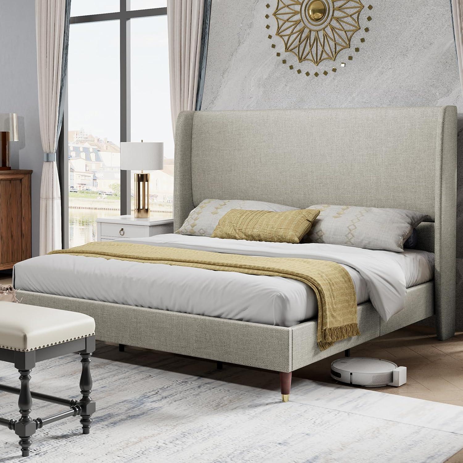 Our Take: PaPaJet Queen ⁣Tall Upholstered Bed⁤ Review