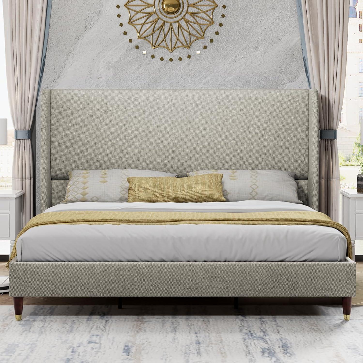 Our Take: PaPaJet Queen Tall⁣ Upholstered Bed Review