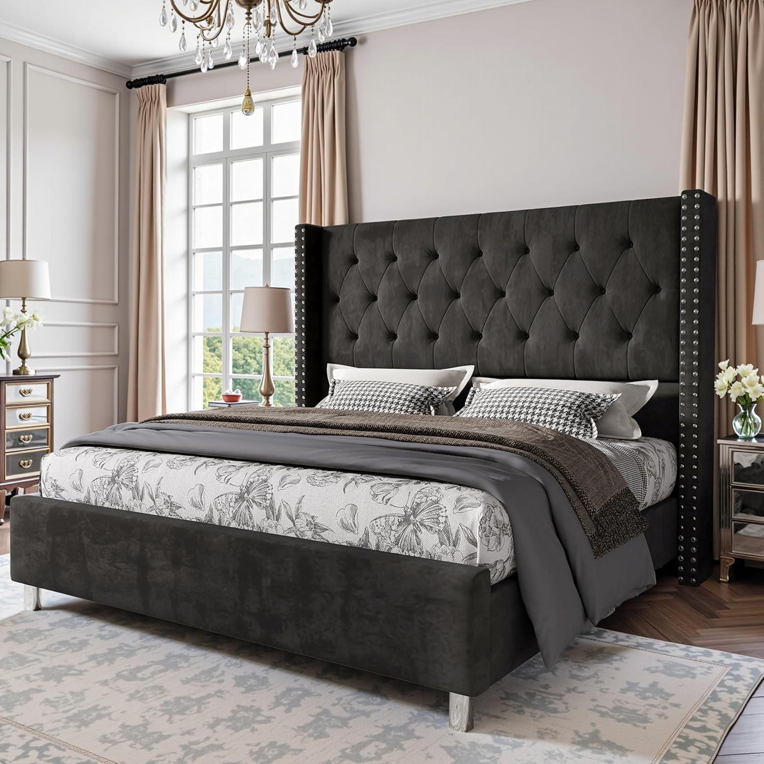 Our Review: PaPaJet Velvet Queen Bed - Sturdy, Plush