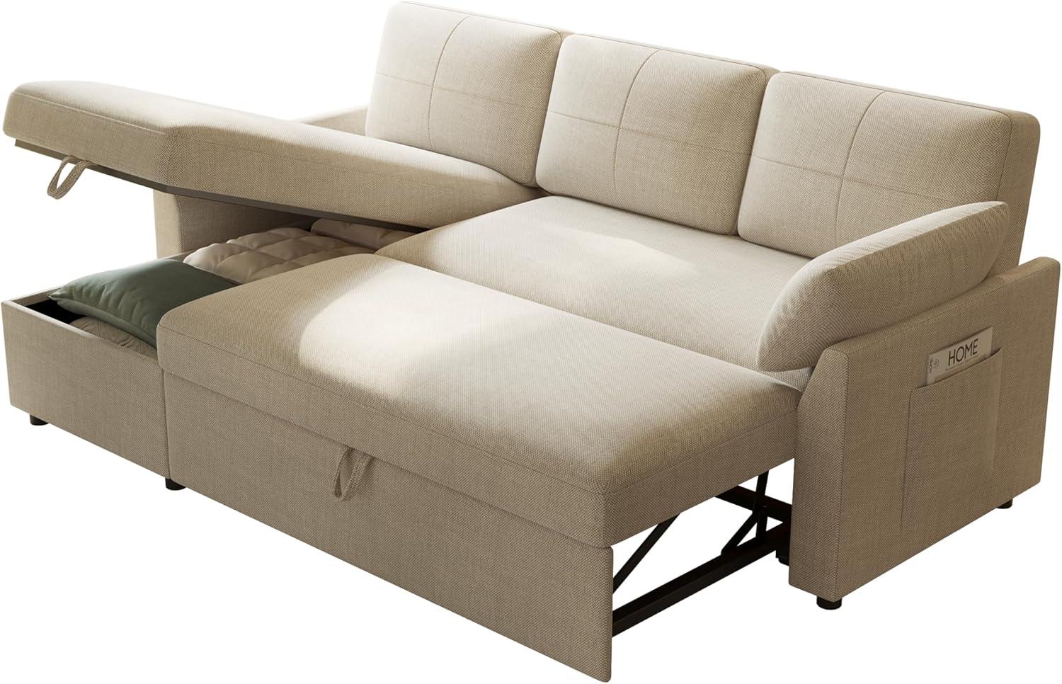 Our Cozy Trial: PaPaJet L-Shape Sleeper Sofa
