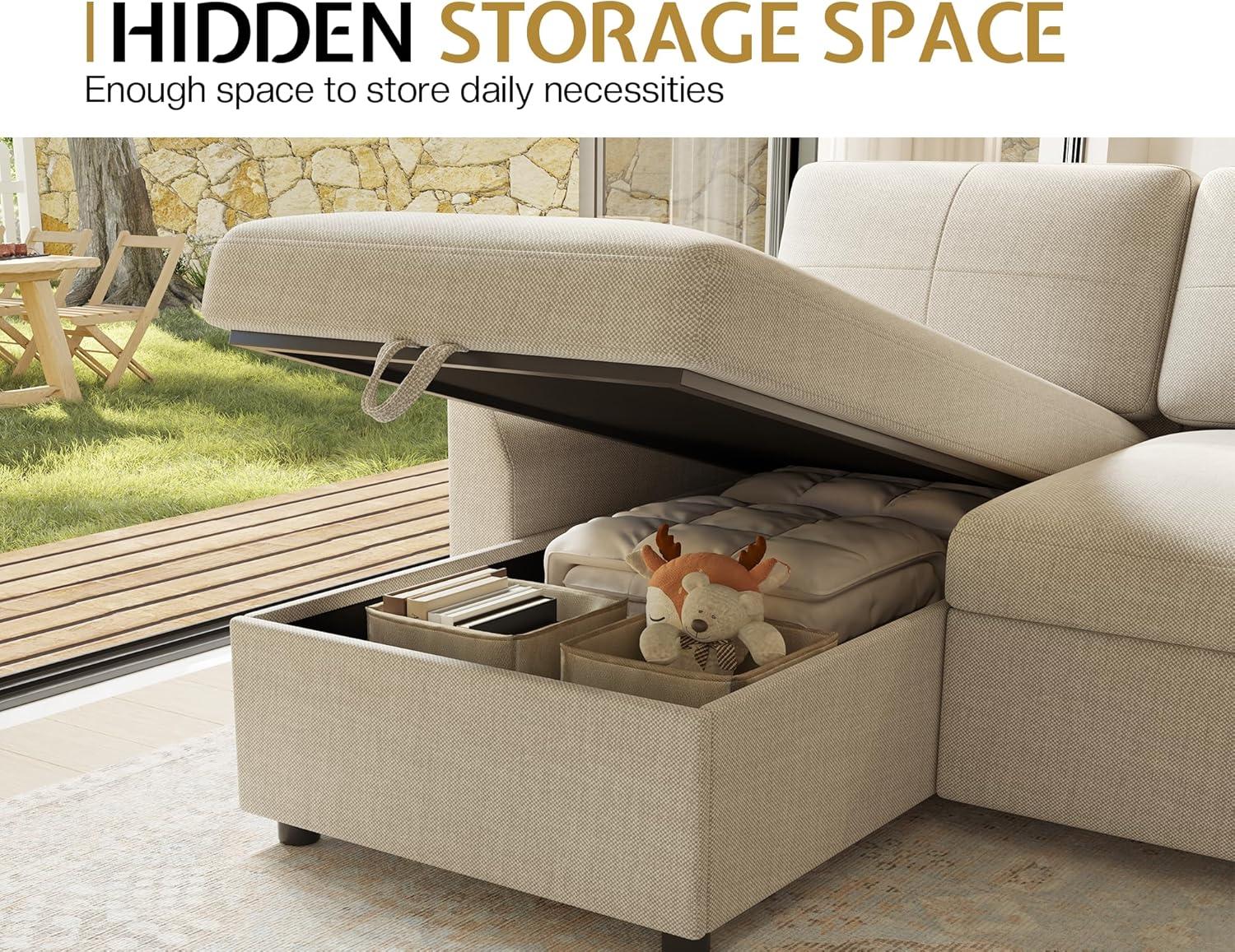 Our⁢ Cozy Trial: papajet L-Shape Sleeper Sofa