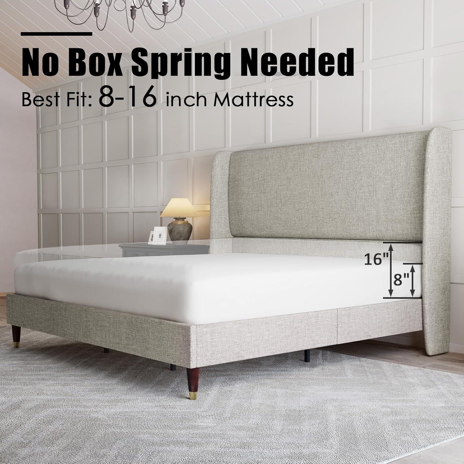 our Take: PaPaJet Queen Tall Upholstered Bed Review