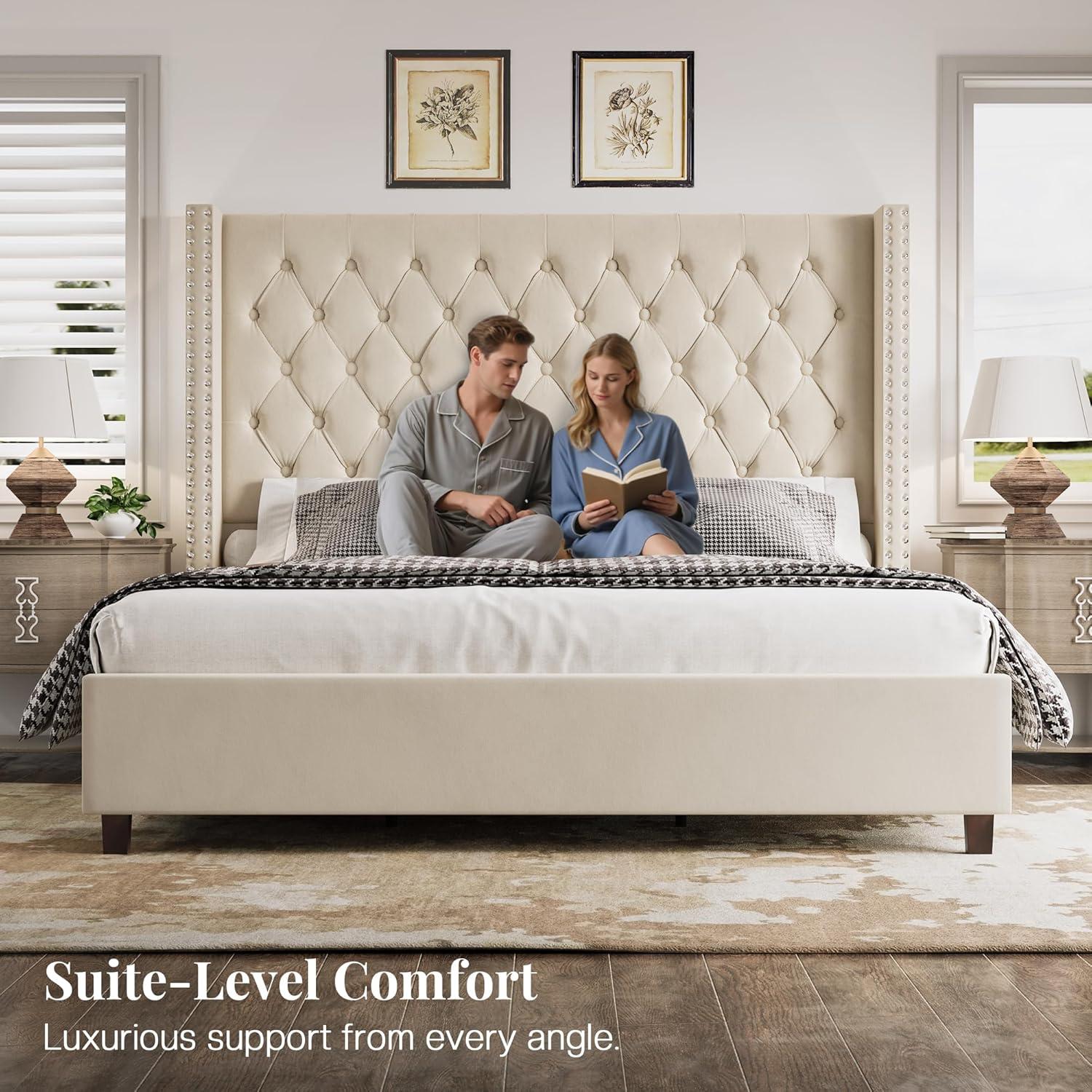 We Tested the Luxurious PaPaJet Cream King Bed