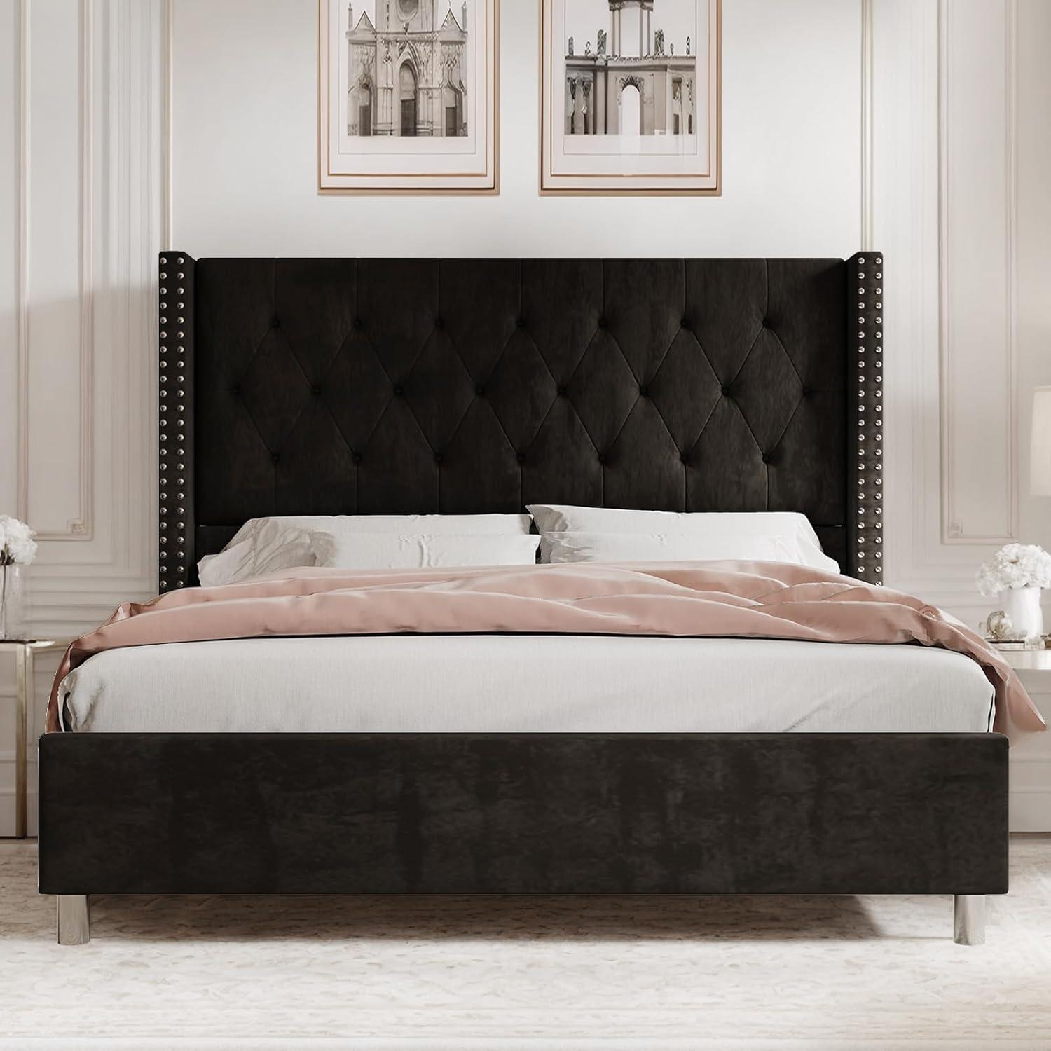 Our Review: PaPaJet ⁢Velvet Queen Bed -⁢ Sturdy, ⁢Plush