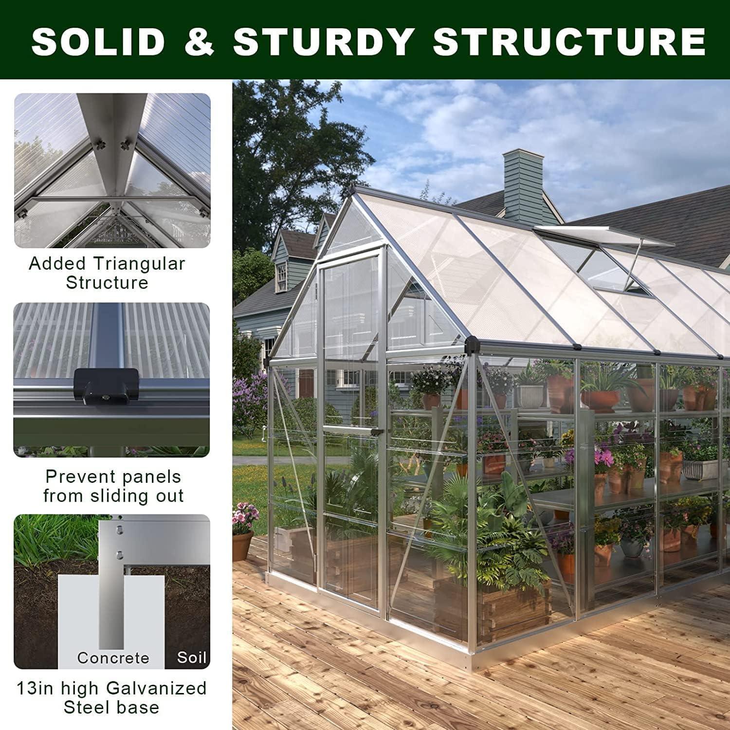 Our 6x16 Hybrid Greenhouse: Secure Setup & ⁣Space